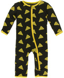 KicKee Pants Zebra Pizza Coverall with Zipper, KicKee Pants, CM22, Coverall, Coverall with Zipper, KicKee, KicKee Coverall, KicKee Pants, KicKee Pants Coverall, KicKee Pants Coverall with Zip