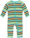 KicKee Pants Cancun Glass Stripe Coverall with Zipper, KicKee Pants, Black Friday, Cancun Glass Stripe, CM22, Coverall with Zipper, Cyber Monday, Els PW 5060, Els PW 8258, End of Year, End of