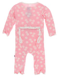 KicKee Pants Lotus Sand Dollar Muffin Ruffle Coverall with Zipper, KicKee Pants, CM22, Coverall, Coverall with Zipper, KicKee, KicKee Oceanography, KicKee Pants, KicKee Pants Coverall, KicKee