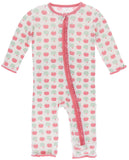 KicKee Pants Natural Apples Muffin Ruffle Coverall with Zipper, KicKee Pants, cf-size-12-18-months, cf-size-18-24-months, cf-type-coverall, cf-vendor-kickee-pants, CM22, Coverall, Coverall wi