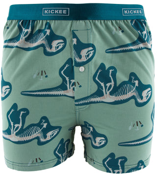 KicKee Pants Shore T-Rex Dig Men's Boxer Short, KicKee Pants, Black Friday, CM22, Cyber Monday, Els PW 5060, Els PW 8258, Els PW 8598, End of Year, End of Year Sale, KicKee, KicKee Paleontolo