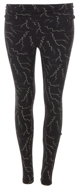 KicKee Pants Zebra Lightning Women's Performance Jersey Legging, KicKee Pants, CM22, KicKee, KicKee Pants Geology, KicKee Pants Geology & Meteorology, KicKee Pants Meteorology, KicKee Pants W