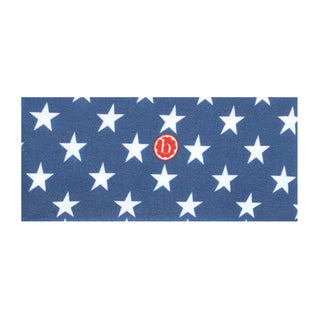 Baby Bling Blue Star Printed Knot Headband, Baby Bling, 4th of July, 4th of July Hair Accessory, 4th of July Headband, Babby Bling headband, Baby Bling, Baby Bling 4th of July Headband, Baby 