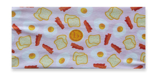 Baby Bling Good Mornin' Printed Knot Headband, Baby Bling, Baby Baby Bling Headbands, Baby Bling, Baby bling Breakfast, Baby bLing Eggs and Bacon, Baby Bling Good Mornin', Baby Bling Good Mor
