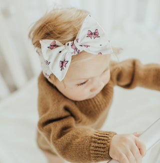Baby Bling I Like Big Bows Printed Knot Headband *Basically Bows & Bowties EXCLUSIVE*, Baby Bling, Baby Bling, Baby Bling big Bows, Baby Bling Bows, Baby Bling Bows headband, Baby Bling Colla