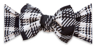 Baby Bling Knitted Plaid Printed Knot Headband, Baby Bling, All Things Holiday, Baby Bling, Baby Bling Bows, Baby Bling Christmas, Baby bling Christmas Headband, Baby Bling Fall 2019 Release,