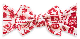 Baby Bling Nutcracker Printed Knot Headband, Baby Bling, All Things Holiday, Baby Bling, Baby Bling Bows, Baby Bling Christmas, Baby bling Christmas Headband, Baby Bling Fall 2019 Release, Ba