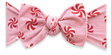 Baby Bling Pink Peppermint Printed Knot Headband, Baby Bling, All Things Holiday, Baby Bling, Baby Bling Bows, Baby Bling Christmas, Baby bling Christmas Headband, Baby Bling Fall 2019 Releas