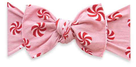 Baby Bling Pink Peppermint Printed Knot Headband, Baby Bling, All Things Holiday, Baby Bling, Baby Bling Bows, Baby Bling Christmas, Baby bling Christmas Headband, Baby Bling Fall 2019 Releas