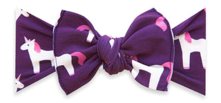 Baby Bling Plum Unicorn Printed Knot Headband, Baby Bling, Baby Bling, Baby Bling Bows, Baby Bling Fall 2019 Release, Baby Bling Headband, Baby Bling Headbands, Baby Bling Plum Unicorn Printe