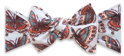 Baby Bling Vintage Butterfly Printed Knot Headband, Baby Bling, Baby Baby Bling Headbands, Baby Bling, Baby Bling Bows, Baby bLing headband, Baby Bling Headbands, Baby Bling Vintage Butterfly