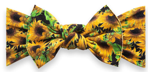 Baby Bling Sunflower Printed Knot Headband, Baby Bling, Baby Baby Bling Headbands, Baby Bling, Baby Bling Bows, Baby Bling Floral, Baby Bling Printed Knot Headband, Baby Bling Spring 2 Releas