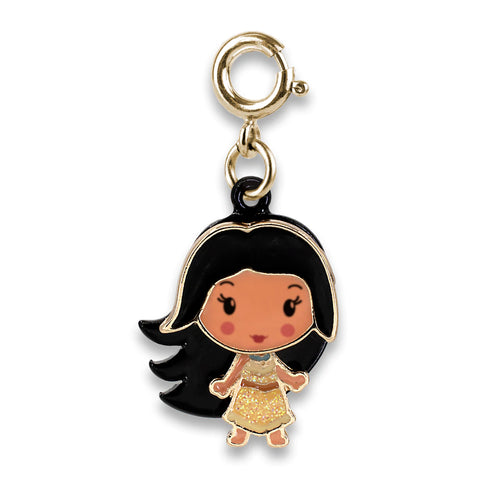 Charm It! Gold Swivel Pocahontas Charm, Charm It!, Castle Charm, cf-type-charms-&-pendants, cf-vendor-charm-it, Charm Bracelet, Charm It Charms, Charm It!, Charm It! Gold Swivel Pocahontas Ch