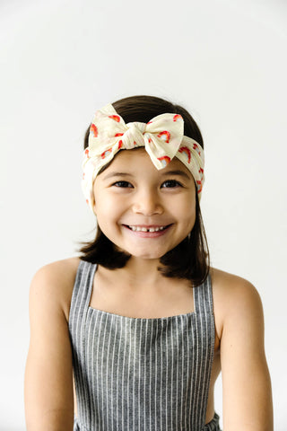 Baby Bling Daffodil Pastel Rainbow Shabby Patterned Knot Headband, Baby Bling, Avonlea, Baby Bling, Baby Bling Headband, Baby Bling Headbands, BBSS22, cf-type-headband, cf-vendor-baby-bling, 
