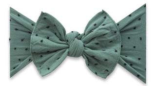Baby Bling Fern w/Black Dots Shabby Patterned Knot Headband, Baby Bling, Baby Baby Bling Headbands, Baby Bling, Baby Bling Fall 2020, Baby Bling Fall 2020 Collection, Baby Bling Fern, Baby Bl