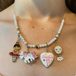 Charm It! 4mm Gold Pearl Bead Necklace, Charm It!, cf-type-necklaces, cf-vendor-charm-it, Charm It!, Charm It! 4mm Gold Pearl Bead Necklace, Charm It! Chain Necklace, Charm It! Necklace, Char
