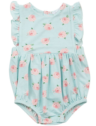 Angel Dear Petite Rose Ruffle Sunsuit, Angel Dear, Angel Dear, Angel Dear Bubble, Angel Dear Bubble Romper, Angel Dear Petite Rose, Angel Dear Petite Rose Ruffle Sunsuit, Angel Dear Romper, B