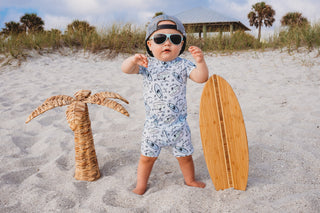 Dream Big Little Co Surf's Up Dream Short Set, Dream Big Little Co, cf-size-2t, cf-size-3t, cf-type-pajamas, cf-vendor-dream-big-little-co, DBLC, Dream Big Little Co, Dream Big Little Co L/S 