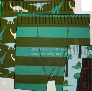 KicKee Pants Moss Sauropods & Paleontology Fauna Stripe Boxer Briefs Set, KicKee Pants, Boy's Boxer Brief Set, Boys Boxer Briefs Set, CM22, Dinosaur Boxer Brief Set, Els PW 8598, KicKee, KicK