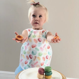 BapronBaby - Sweet Macarons Toddler Bapron, BapronBaby, Bapron Baby, Bapron Baby Bibs, Bapronbaby, BapronBaby -Sweet Macarons Toddler Bapron, Bapronbaby Bib, BapronBaby Bibs, CM22, Cyber Mond