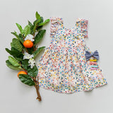 Pink Chicken Liv Dress - Tile Mosaic, Pink Chicken, Liv Dress, Pink Chicken, Pink Chicken Liv, Pink Chicken Liv Dress, Pink chicken Multi Tile Mosaic, Pink Chicken Resort 2021, Pink Chicken T