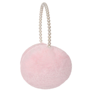 Iscream Pink Pearl Earmuffs, Iscream, All Things Holiday, Ear Muffs, Iscream, Iscream Earmuffs, iscream-shop, Pink Pearl Earmuffs, Earmuffs - Basically Bows & Bowties
