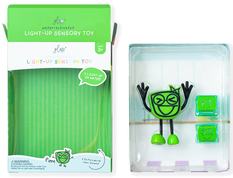 Pippa - Green Glo Pal, Glo Pals, cf-type-glo-pal, cf-vendor-glo-pals, EB Boys, EB Girls, Glo Pal, Glo Pal Character, Glo Pals, Glo Pals Character, Glo Pals Light-Up Cube, Glo Pals Light-Up Cu