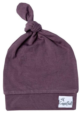 Copper Pearl Plum Top Knot Hat, Copper Pearl, All Things Holiday, Baby Hat, Copper Pearl Hat, Copper PEarl Hats, Copper Pearl Plum, Copper Pearl Plum Top Knot Hat, Copper Pearl Solid Hat, Cop