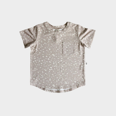 Babysprouts Pocket Tee in Pebbles, Babysprouts, Baby Sprouts, Babysprout Tee, Babysprouts, Babysprouts Pebbles, Babysprouts Pocket Tee, cf-size-3-6-months, cf-type-baby-&-toddler-tops, cf-ven