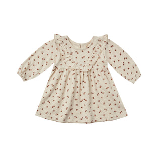 Quincy Mae Long Sleeve Ruffle V Dress - Petite Floral, Quincy Mae, cf-size-12-18-months, cf-size-18-24-months, cf-type-dress, cf-vendor-quincy-mae, Dress, Quincy Mae, Quincy Mae AW21, Quincy 