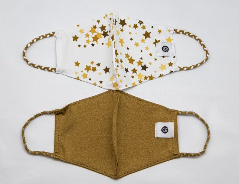 Pom Masks by Pomchies Gold Star / Solid Old Gold Basically Bows