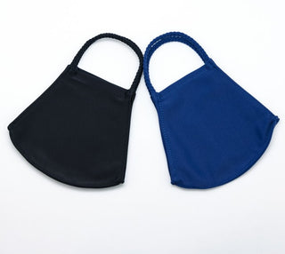 Pom Masks by Pomchies - Solid Black / Solid Navy, Pomchies, Els PW 11399, Face Mask, Face Mask by Pomchies, Face Mask by Pomchies - Solid Black / Solid Navy, Face Mask for Adults, Face Mask P