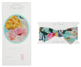 Posh Peanut Tuscan Teal (Aqua/Pink) Floral Swaddle & Headband Set, Posh Peanut, Posh Peanut, Posh Peanut Floral, Posh Peanut Swaddle & Headband Set, Posh Peanut Swaddle and Headband Set, Posh