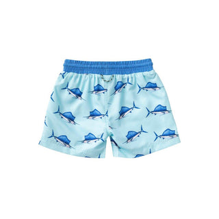 Prodoh Swim Trunks in Sailfish Print, Prodoh, Boys Swim, CM22, JAN23, Prodoh, Prodoh  Swim Trunks, Prodoh Sailfish, Prodoh Stripe Swim Trunks, Prodoh Swim Trunks in Sailfish Print, Sailfish, 