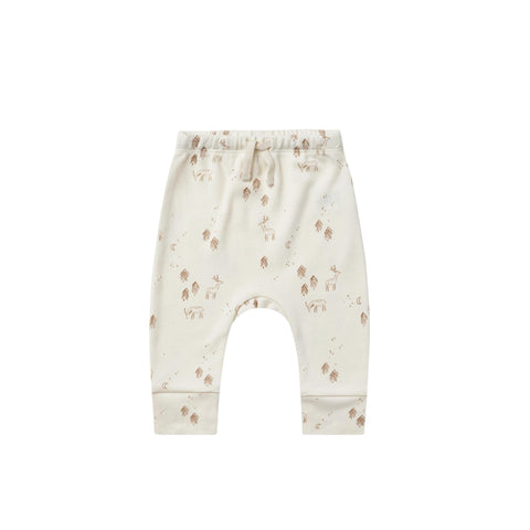 Quincy Mae Drawstring Pant - Woodland, Quincy Mae, cf-size-3-6-months, cf-type-pants, cf-vendor-quincy-mae, Quincy Mae, Quincy Mae AW22, Quincy Mae Drawstring Pant, Quincy Mae Woodland, Woodl