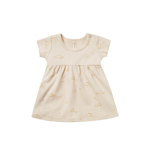 Quincy Mae Short Sleeve Dress - Natural, Quincy Mae, cf-size-18-24-months, cf-size-2-3y, cf-type-dress, cf-vendor-quincy-mae, Quimcy Mae Sun, Quincy Mae, Quincy Mae Dress, Quincy Mae Natural,
