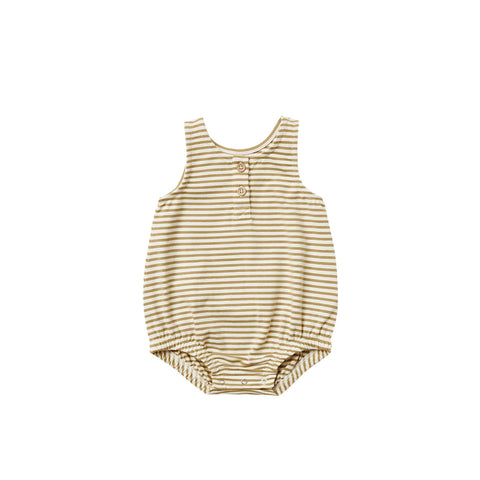 Quincy Mae Sleeveless Bubble Romper - Gold Stripe, Quincy Mae, Gender Neutral, Gender Neutral Baby Gift, Gender Neutral Unisex, Quincy Mae, Quincy Mae Bubble, Quincy Mae Bubble Romper, Quincy