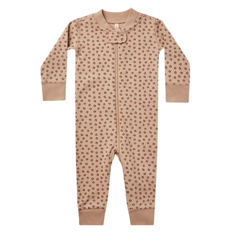 Quincy Mae Long Sleeve Sleeper with Zipper - Ditsy Bloom, Quincy Mae, cf-size-6-12-months, cf-type-sleepwear-&-loungewear, cf-vendor-quincy-mae, Ditsy Bloom, Quincy Mae, Quincy Mae AW22, Quin