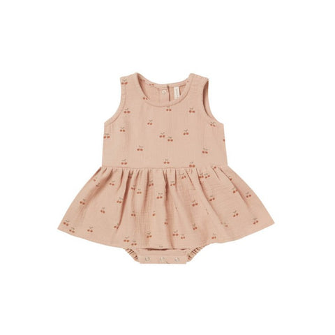 Quincy Mae Skirted Tank Onepiece - Cherries, Quincy Mae, Quincy Mae, Quincy Mae Cherries, Quincy Mae Dress, Quincy Mae Skirted Tank Onepiece, Quincy Mae SS22, Dress - Basically Bows & Bowties