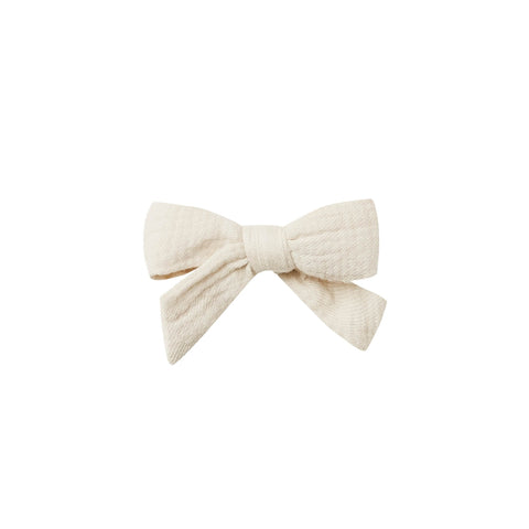 Quincy Mae Bow w/Clip - Natural, Quincy Mae, Quincy Mae, Quincy Mae Bow, Quincy Mae Bow w/Clip, Quincy Mae Bow w/Clip - Natural, Quincy Mae Bow with Clip, Quincy Mae Hair Bow, Quincy Mae Hair
