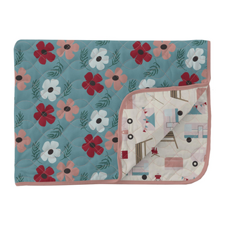 KicKee Pants Quilted Throw Blanket, KicKee Pants, CM22, KicKee, KicKee Pants, KicKee Pants Quilted Throw Blanket, KP Road Trip, Throw Blanket, Throw Blanket - Basically Bows & Bowties