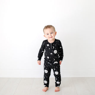 Posh Peanut Riley Cuffed Loungewear with Snaps, Posh Peanut, Cyber Monday, Outer Space, Outer Space Pajama, Pajama, Pajamas, Posh Peanut, Posh Peanut Outer Space, Posh Peanut Pajama, Posh Pea