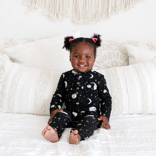 Posh Peanut Riley Cuffed Henley Romper, Posh Peanut, Cyber Monday, Outer Space, Posh Peanut, Posh Peanut Henley, Posh Peanut Henley Button Romper with Pocket, Posh Peanut Outer Space, Posh Pe