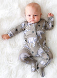 Posh Peanut Rocco Elephant Zippered Footie, Posh Peanut, Baby, Cyber Monday, Elephant Footie, Els PW 8258, End of Year, End of Year Sale, Footie with Zipper, Gender Neutral, Infant, Posh PEan