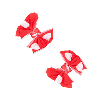 Baby Bling Red Polka Dot Printed Baby FAB Clip Set, Baby Bling, Baby Baby Bling Headbands, Baby Bling, Baby Bling Baby FAB Clip Set, Baby Bling Character Collection, Baby Bling Clip, Baby Bli