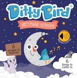 Ditty Bird Bedtime Songs Sound Board Book, Ditty Bird, Bed Time, Bedtime Songs, Board Book, Book, Books, Books for Children, cf-type-books, cf-vendor-ditty-bird, Children's Book, Children's S