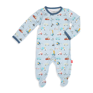 Magnetic Me Giraffic Jam Modal Magnetic Footie, Magnificent Baby, Baby Shower, Baby Shower Gift, cf-size-3-6-months, cf-size-6-9-months, cf-size-newborn, cf-type-footie, cf-vendor-magnificent