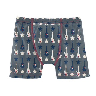KicKee Pants Slate Guitars and Stars Boys Boxer Brief, KicKee Pants, Boxer Brief, Boxer Briefs, CM22, Els PW 8598, KicKee, KicKee Boxer Brief, KicKee Pants, KicKee Pants Boxer Briefs, KicKee 