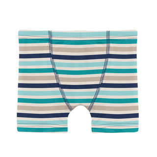 KicKee Pants Sand and Sea Stripe Boys Boxer Brief, KicKee Pants, Boxer Brief, Boxer Briefs, cf-size-small-6-8, cf-type-boys-boxer-briefs, cf-vendor-kickee-pants, CM22, Els PW 8598, KicKee, Ki