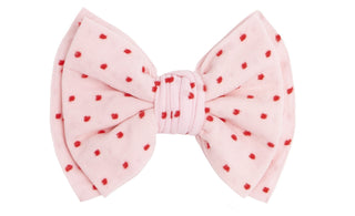 Baby Bling Pink w/Red Shabby Dot Classic Clip, Baby Bling, Baby Baby Bling Headbands, Baby Bling, Baby Bling Classic Clip, Baby Bling Clippie, Baby bling Clips, Baby Bling Headband, Baby Blin